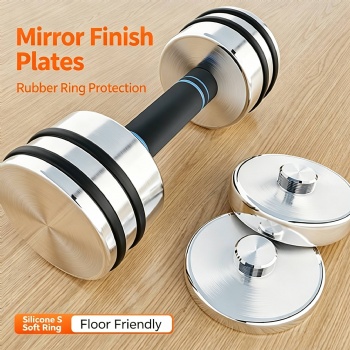 Hot Sale Chrome Detachable Dumbbell Set for Home Workout