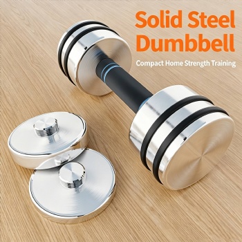 Chrome Detachable Cast Iron Dumbbell Set | Home Gym Wholesale Supply